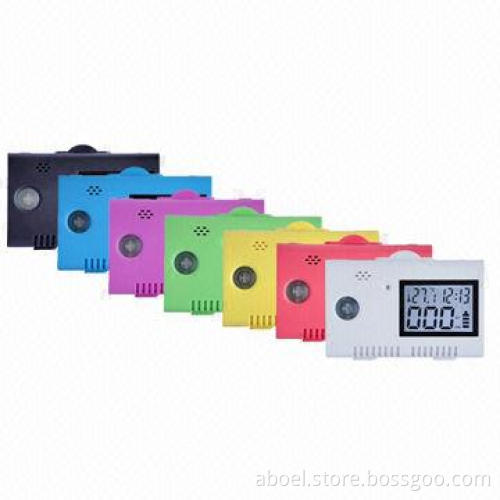 Portable CO Detector with LCD Display Time, Temperature, PPM & Power
